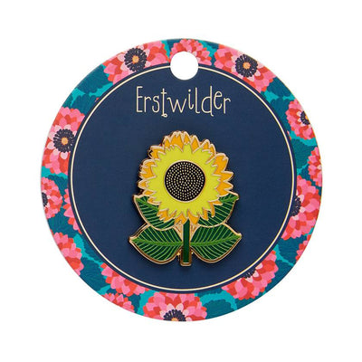 On card - Sunshine and Smiles Enamel Pin by Erstwilder from their 2025 Jocelyn Proust collection