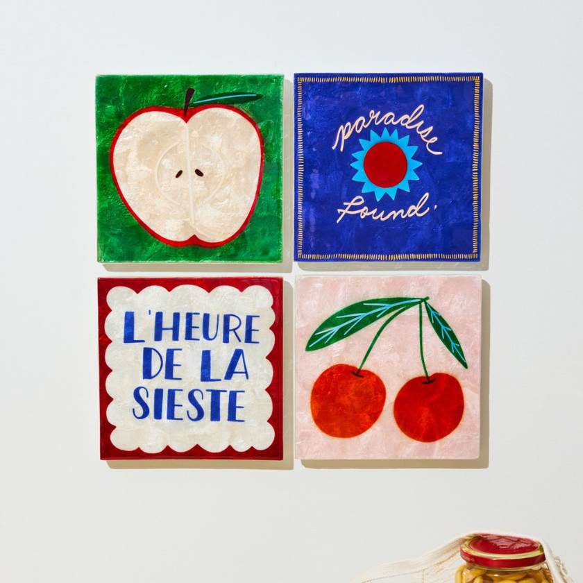 Superette Paradise blue tile by Jones and Co | Jones and Co stockist in Newcastle, NSW at Zebra Finch