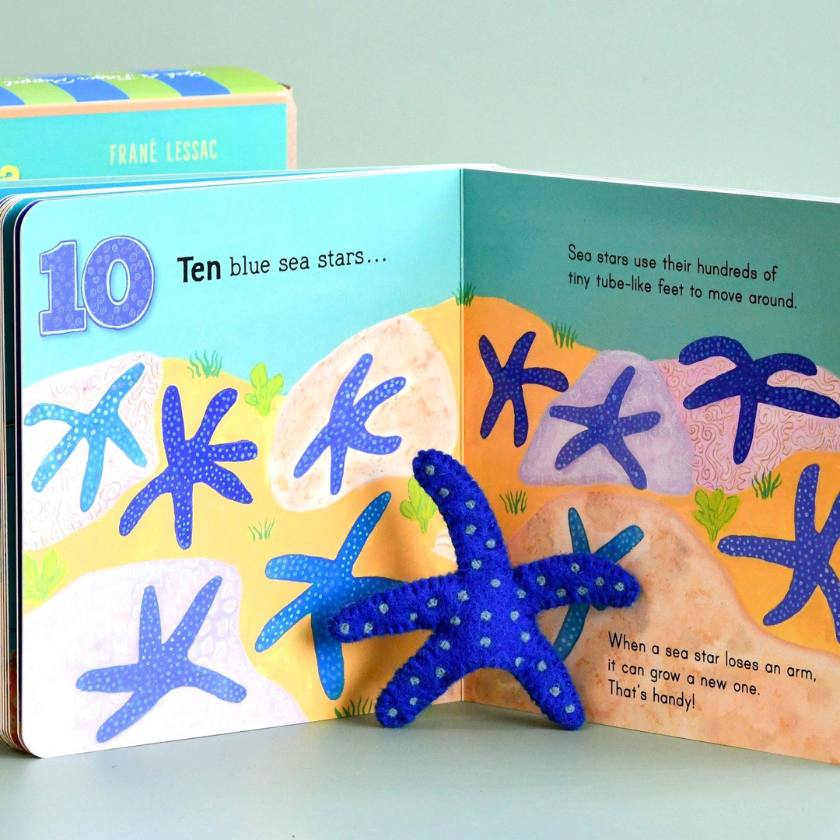 Tara Treasures Under The Sea 1, 2, 3 Book and Finger Puppet Set