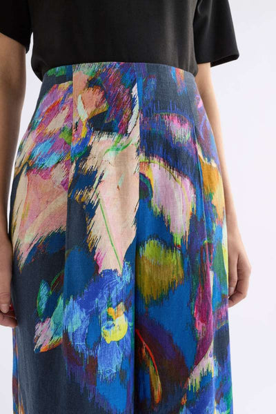 Elk the Label Lato Pants in Vaara print, from their 2025 collection. Elk Stockist in Newcastle, NSW at Zebra Finch