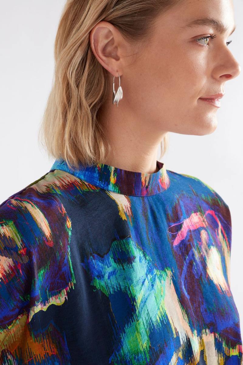 Elk the Label Moda Turtle Neck Top in Vaara Print
