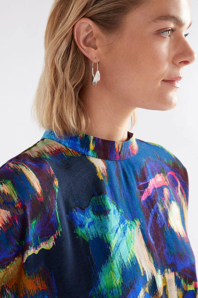 Elk the Label Moda Turtle Neck Top in Vaara Print