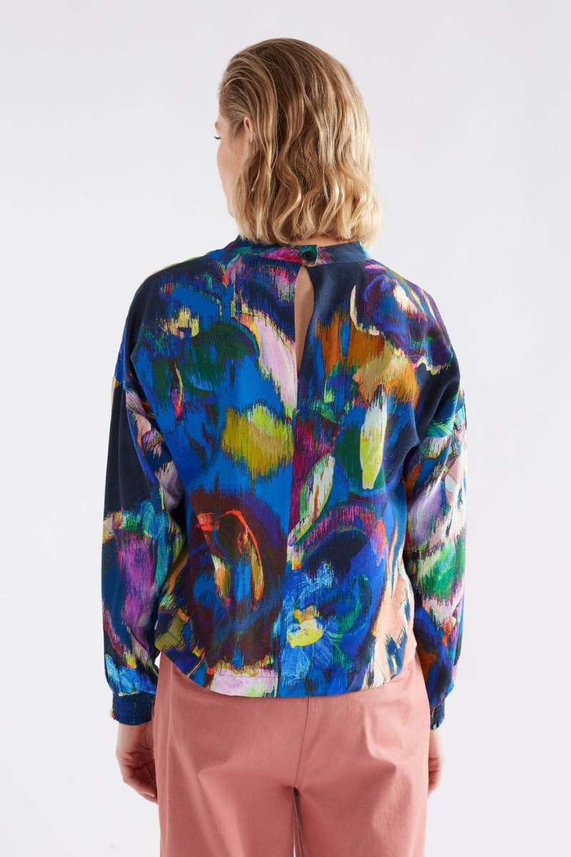 Elk the Label Moda Turtle Neck Top in Vaara Print