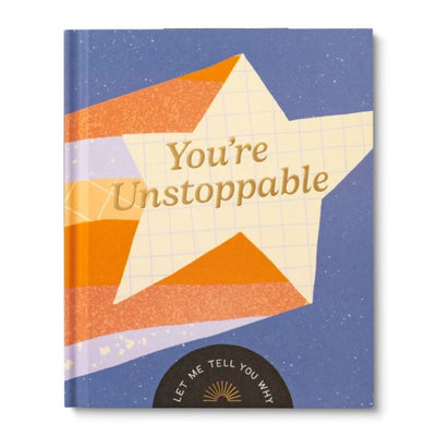 You're Unstoppable Fill In the Blanks Quote book by Compendium