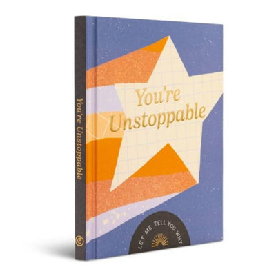 You're Unstoppable Fill In the Blanks Quote book by Compendium