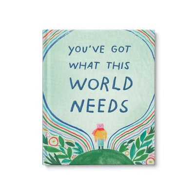 Notebook with a motivational quote and colorful design on a white background