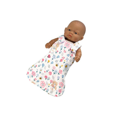 happy springtime 21cm sleeping bag for miniland dolls