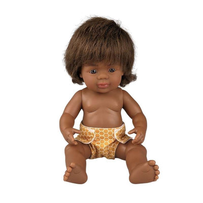 honeycomb nappy on 38cm miniland doll