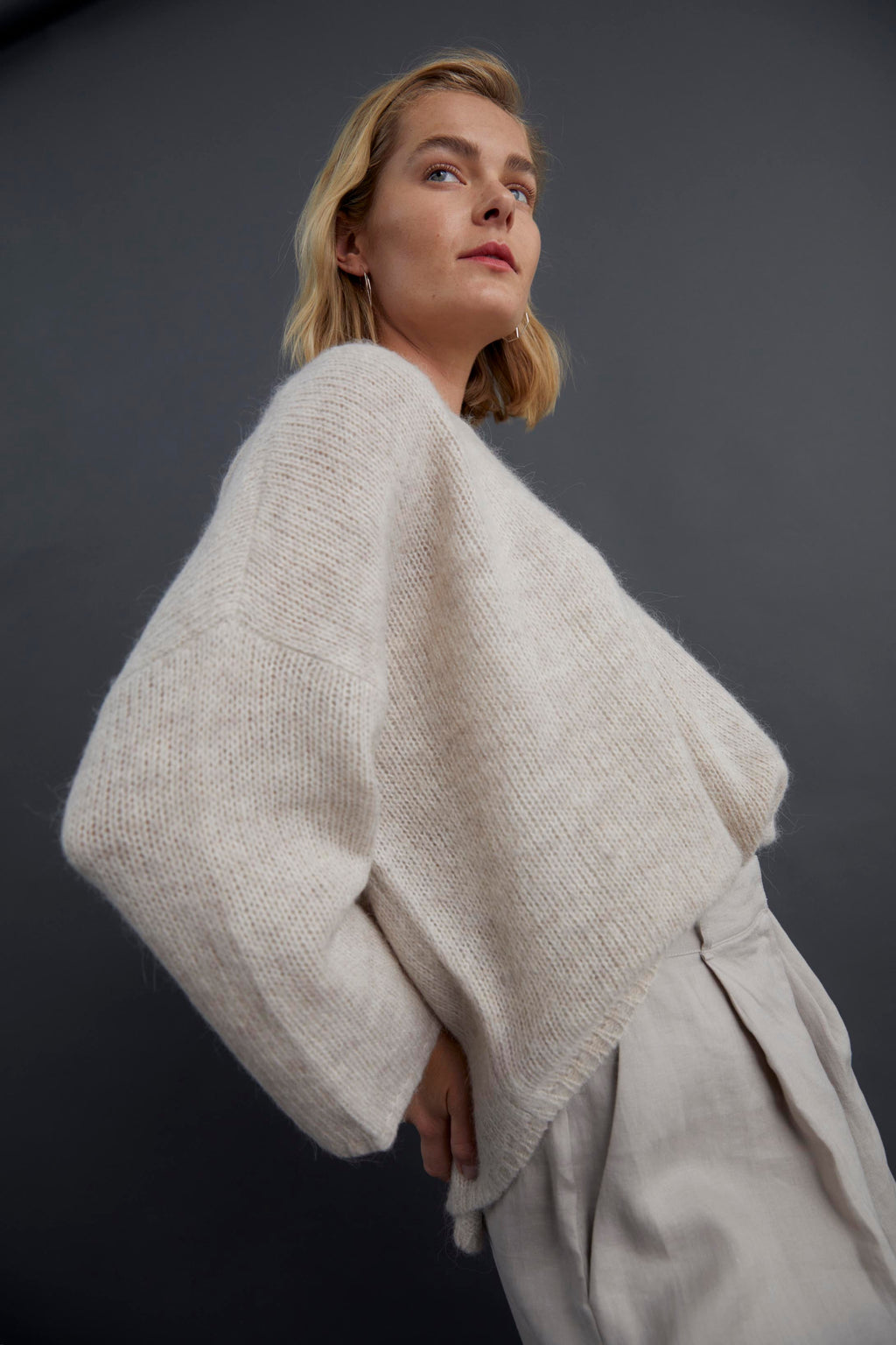 Agna Sweater in Ecru by Elk the Label