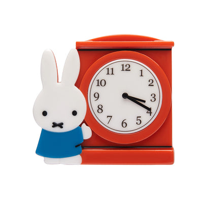 Miffy can tell the time resin brooch by Erstwilder