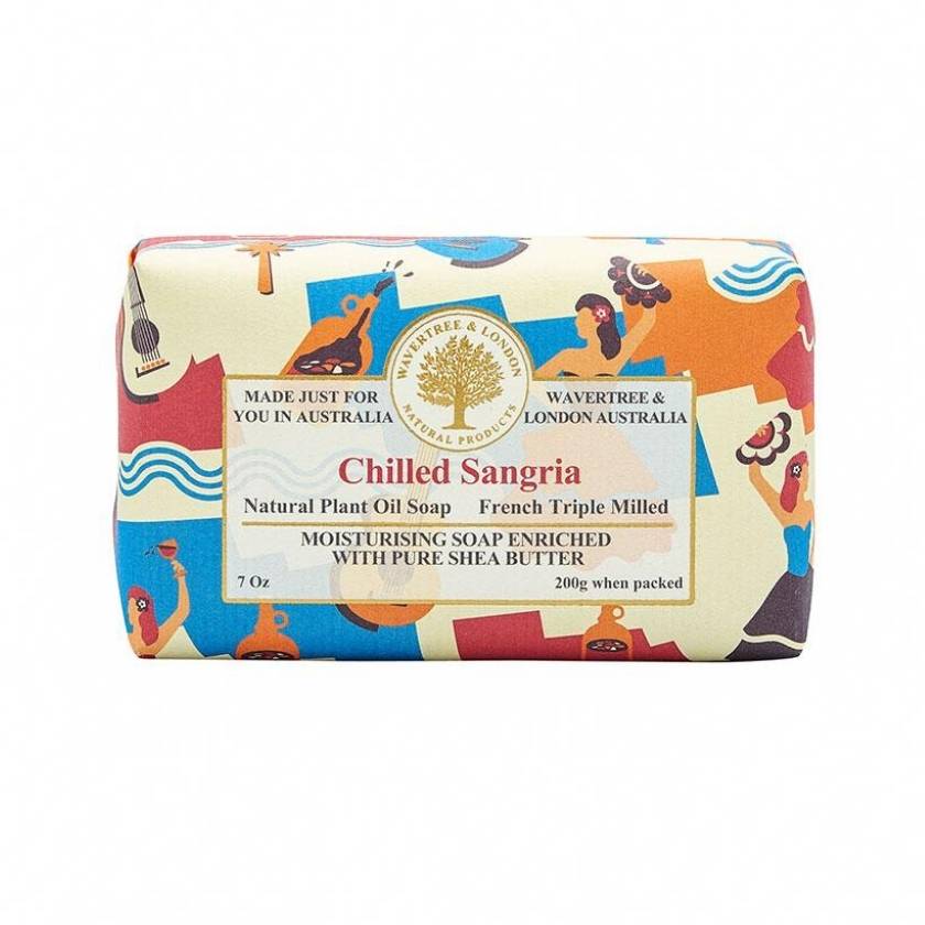 Chilled sangria soap