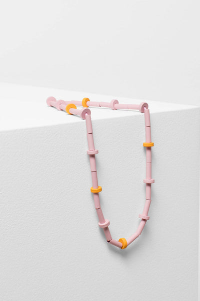 Obbe Necklace in Floss Pink by Elk the Label