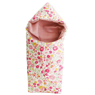 Floral pink mini sleeping bag