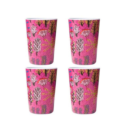 Betty Morton Melamine Cups set of 4 by Alperstein Designs
