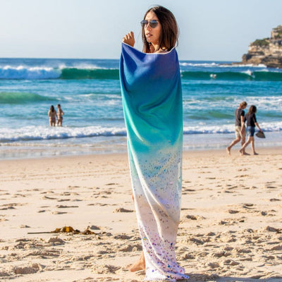 Bondi layers Destination Label sand free beach towel