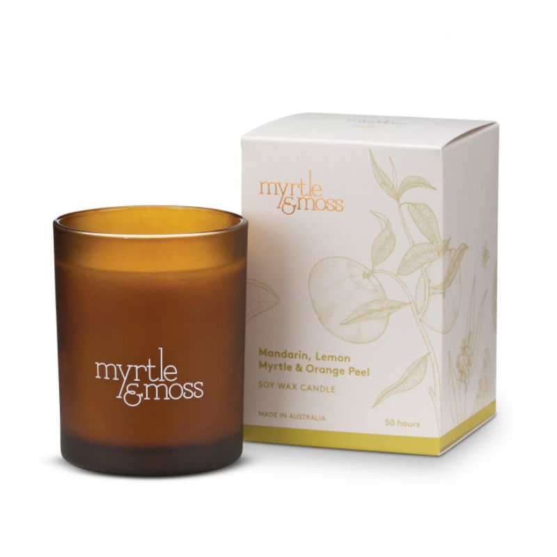 Soy Wax Candle - Mandarin and Lemon Myrtle