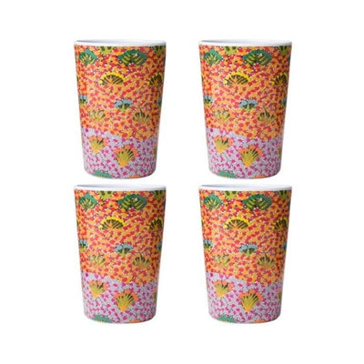 Daisy Moss Melamine Cups set of 4 by Alperstein Designs
