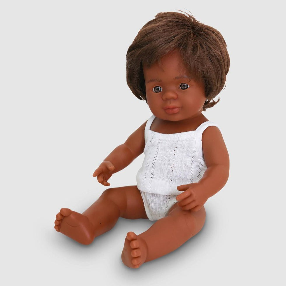 Aboriginal boy doll miniland doll 38cm
