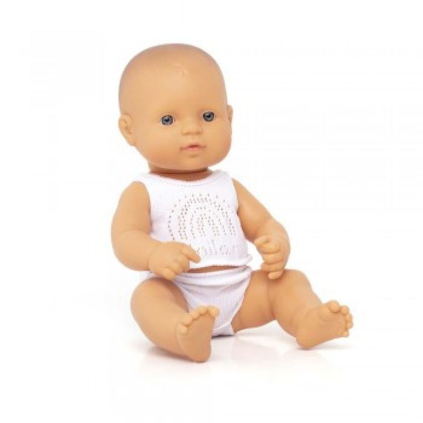 Caucasian Miniland 32cm doll 