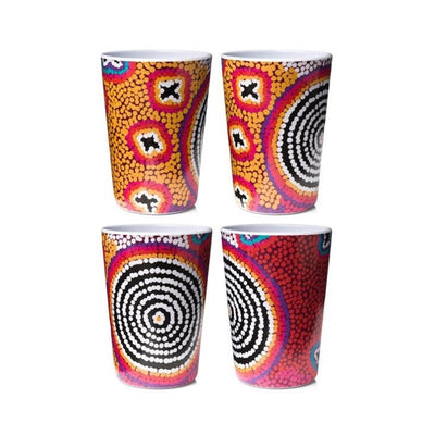 Ruth Stewart Melamine Cups set of 4 by Alperstein Designs