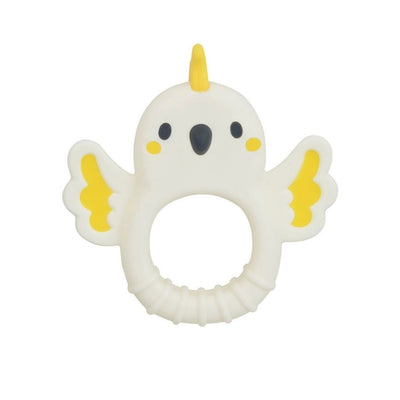 Cockatoo silicone teether baby toy