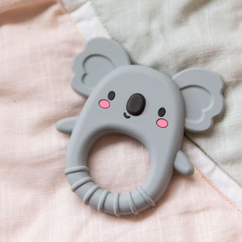 Koala silicone teether by Tiger Tribe