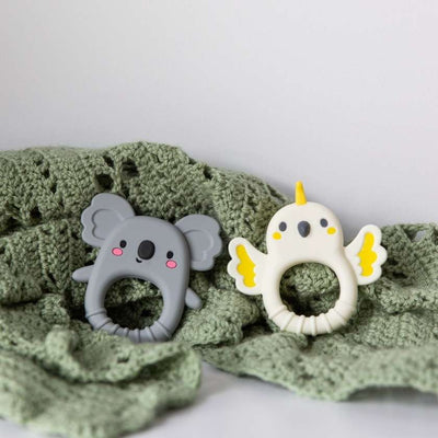 Koala silicone teether by Tiger Tribe